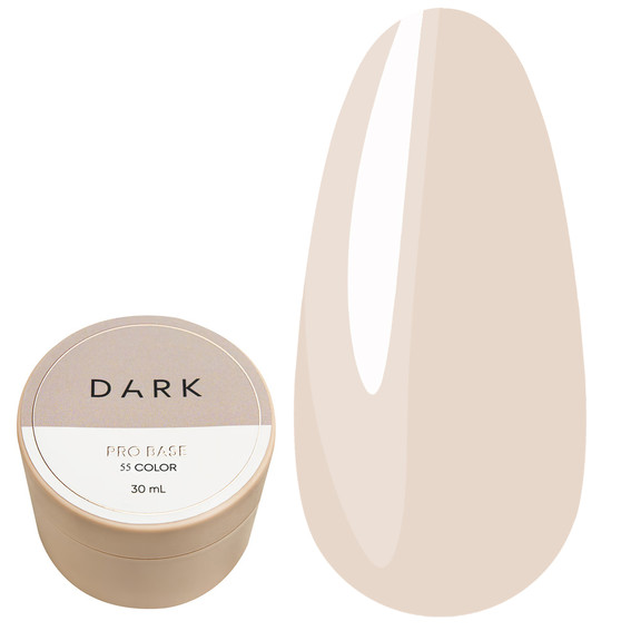 DARK PRO base 55 translucent beige-pink 30 ml - Фото №1