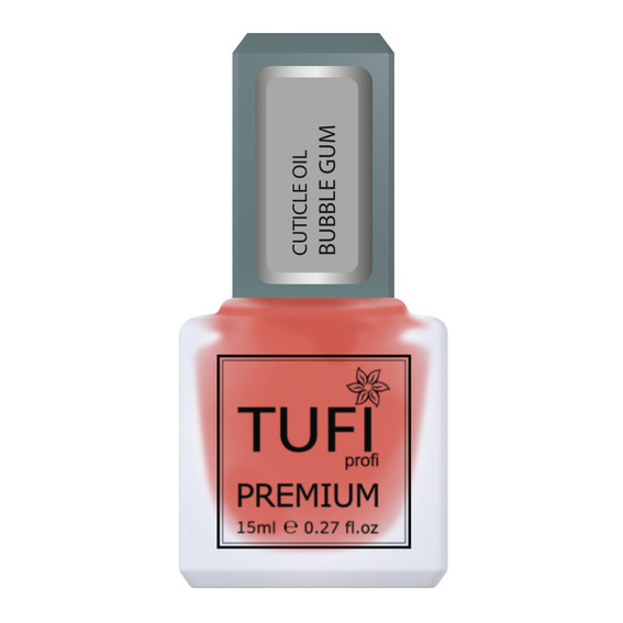 SALE Масло для кутикулы TUFI profi PREMIUM с кисточкой жвачка 15 мл (0104192) - Фото №1