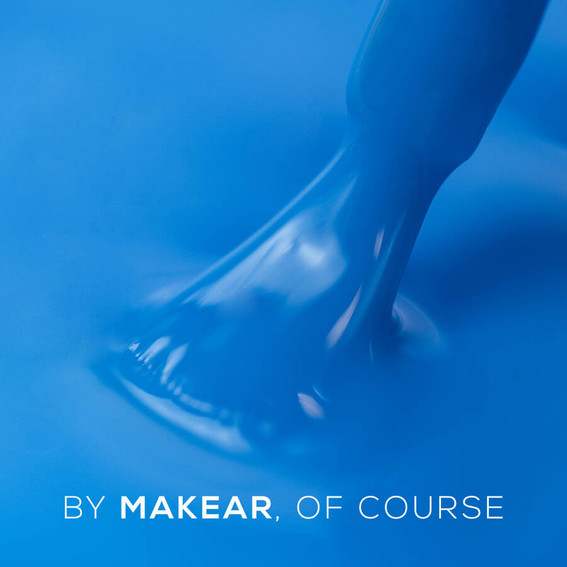 SALE MAKEAR Juicy Rubber Base CRB18 Lagoon Blue 8 ml - Фото №2
