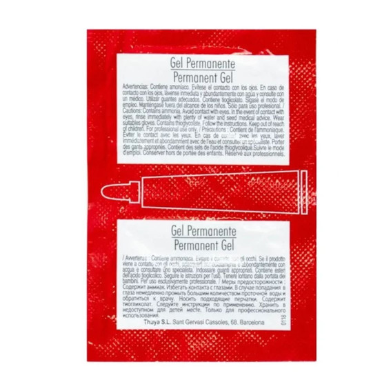 Żel permanentny Thuya Step 1 do laminacji brwi i rzęs 1 saszetka 2x1 ml