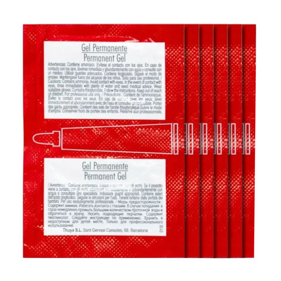 Thuya Step 1 Permanent gel for eyebrow and eyelash lamination 6 sachets 12x1 ml - Фото №1