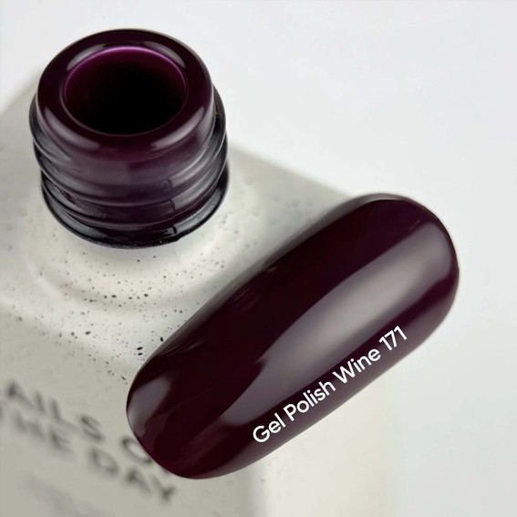 Gel polish NAILSOFTHEDAY 171 Wine 10 ml - Фото №3