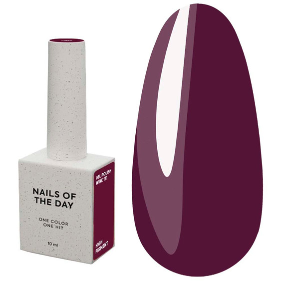 Gel polish NAILSOFTHEDAY 171 Wine 10 ml - Фото №1