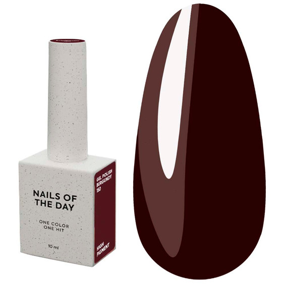 Gel polish NAILSOFTHEDAY 150 Burgundy 10 ml - Фото №1