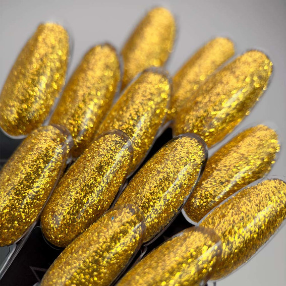 Rubbing for nails Slowianka Gold Pixel 1 g - Фото №3