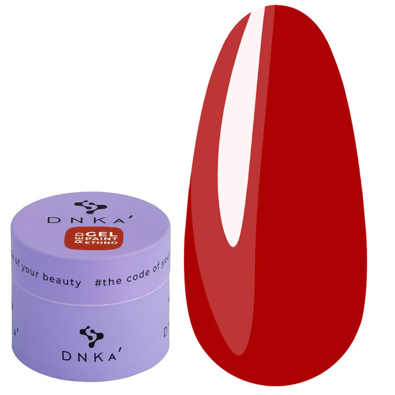 Farba żelowa DNKa Gel Paint Ethno Red 5 ml - Фото №1