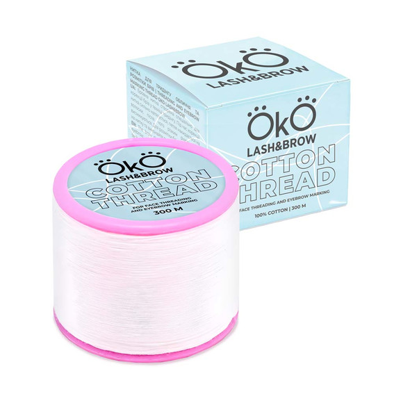Nitka Lash&Brow Cotton Thread do nitkowania twarzy i wyznaczania kształtu brwi - Фото №1