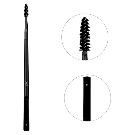 Double-sided brush OKO 10 black edition brush spatula