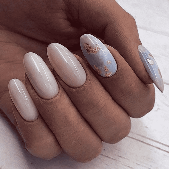 Owalny manicure (z folią)