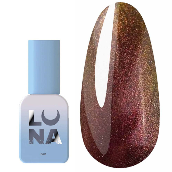 Гель-лак LUNA Color Cat Eye 252 желтый, красный, оранжевый 8 мл (047-3921-1236) - Фото №1