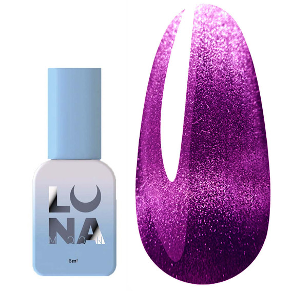 Гель-лак LUNA Color Cat Eye 258 фуксия, фиолетовый 8 мл (047-4123-1230) - Фото №1