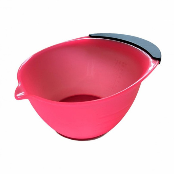 Miseczka do mieszania farb z podziałką i dziubkiem 360 ml różowa - Фото №1