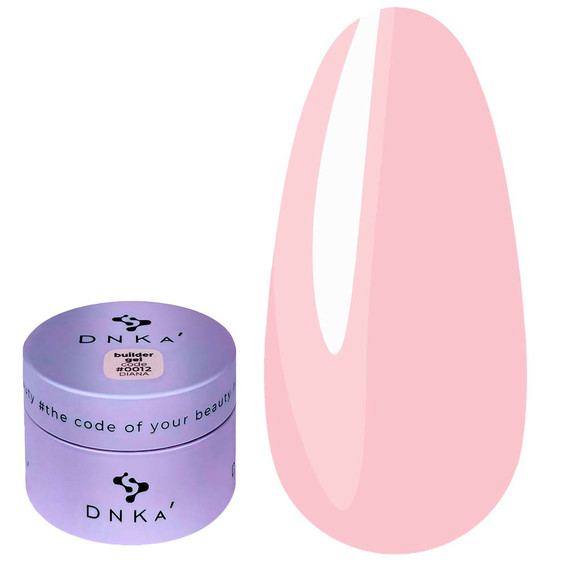 Гель для ногтей DNKa Builder Gel 0012 Diana 30 мл - Фото №1