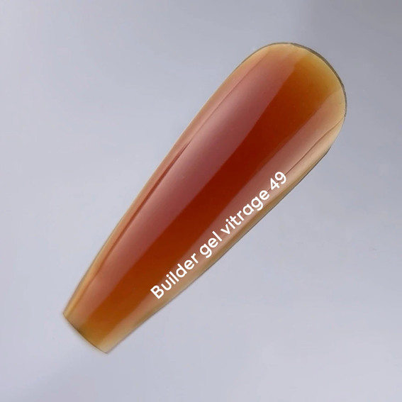 Zel budujący NAILSOFTHEDAY Builder gel 049 Vitrage karmel 15 ml - Фото №4