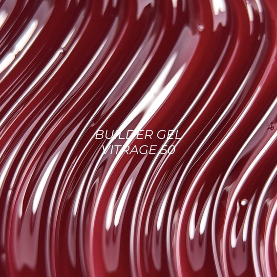 Zel budujący NAILSOFTHEDAY Builder gel 050 Vitrage czerwony 15 ml - Фото №2