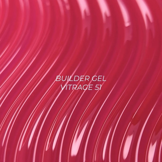 Zel budujący NAILSOFTHEDAY Builder gel 051 Vitrage różowy 15 ml - Фото №2
