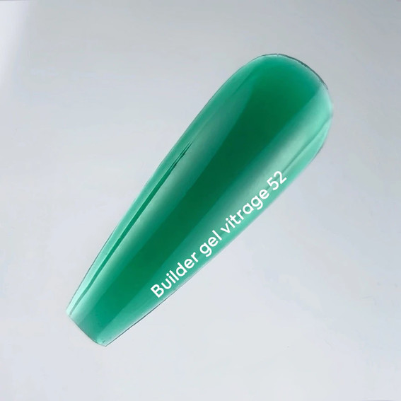 Zel budujący NAILSOFTHEDAY Builder gel 052 Vitrage zielony 15 ml - Фото №5