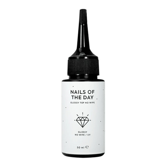 Топ NAILSOFTHEDAY Glossy top no wipe 50 мл - Фото №1