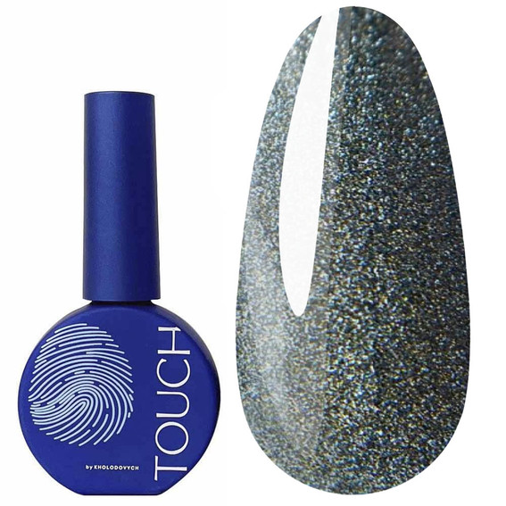 Lakier hybrydowy Touch 3D Cat Eyes Gel Polish 08 grafit 9 ml - Фото №1