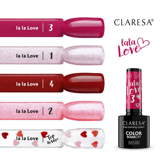 Top hybrydowy Claresa TOP NO WIPE LA LA LOVE 5 g - Фото №3