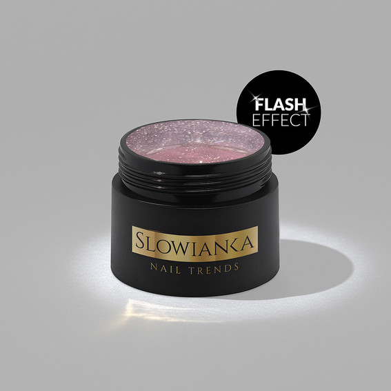Гель для наращивания Slowianka CANDY FLASH COVER - ideal tixotropic 15 г - Фото №2