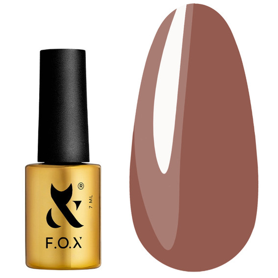Гель-лак F.O.X Mocha Mousse 105 кофейно-бежевый 7 мл - Фото №1