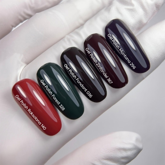 Lakier hybrydowy NAILSOFTHEDAY 367 Zinfandel ciemny bordowy 10 ml - Фото №4