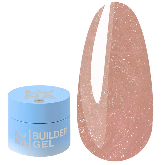 Гель для наращивания ногтей LUNA Shimmer Gel 3 бежевый 30 мл (323-5425-1582) - Фото №1