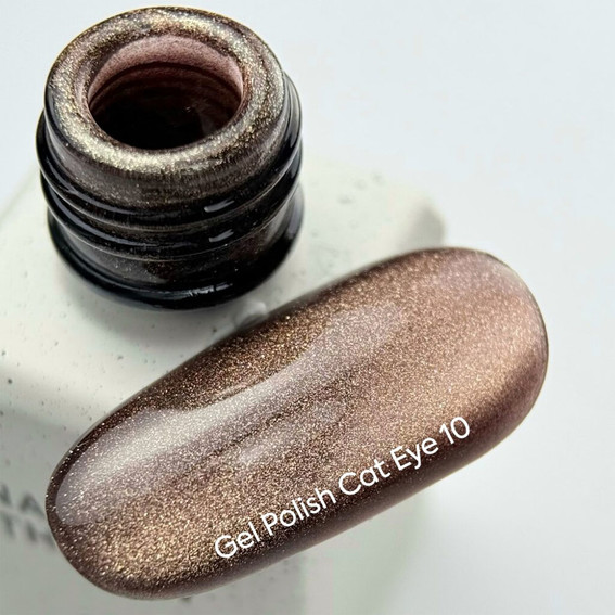 Гель-лак NAILSOFTHEDAY Cat Eye Gel Polish 10 коричневый 6 мл - Фото №3