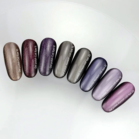 Гель-лак NAILSOFTHEDAY Cat Eye Gel Polish 12 фиолетовый 6 мл - Фото №7
