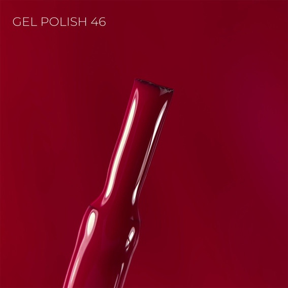 Lakier hybrydowy Touch Gel Polish 46 malinowo-czerwony 9 ml - Фото №2