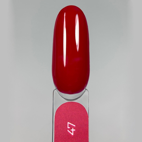 Lakier hybrydowy Touch Gel Polish 47 wiśniowy czerwony 9 ml - Фото №4