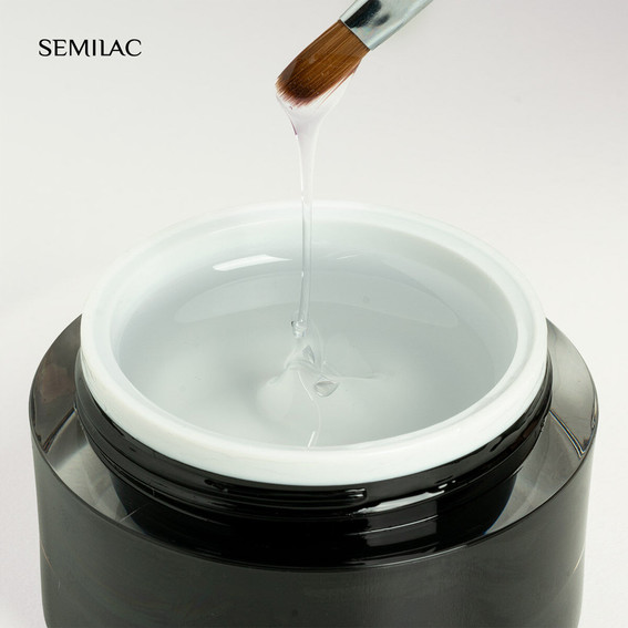 Гель для наращивания Semilac Smart Tytan Builder Gel Clear 15 г - Фото №2