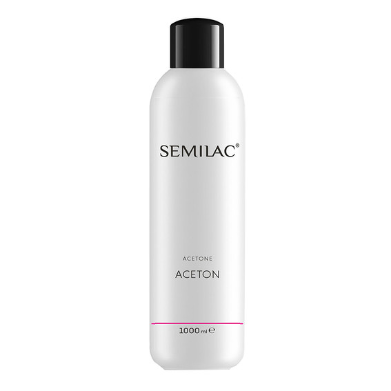 Средство для снятия гель-лака Semilac Acetone 1000 мл - Фото №2