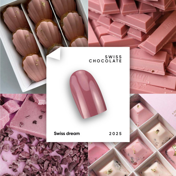 Lakier hybrydowy NAILSOFTHEDAY Swiss Dream pudrowy róż 10 ml - Фото №2