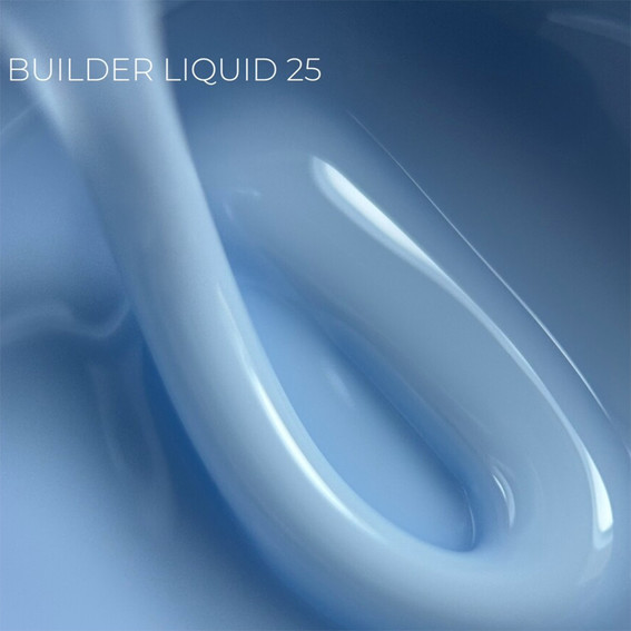 Гель для наращивания Touch Builder liquid 25 голубой 15 мл - Фото №2