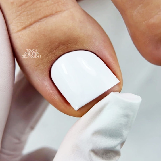 Gel polish Touch One step 01 white 9 ml - Фото №3