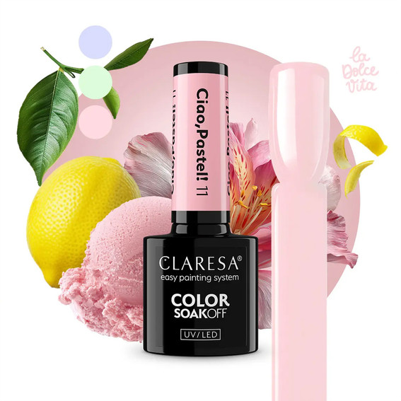 Gel polish Claresa Ciao,Pastel! 11 pink 5 ml - Фото №4