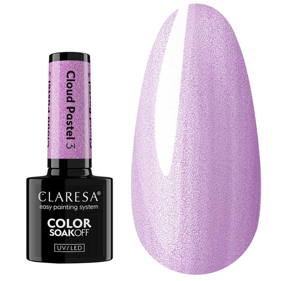 Gel polish Claresa Cloud Pastel 3 pearl violet 5 ml - Фото №1