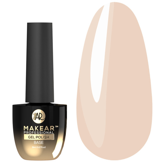 SALE MAKEAR Nude Rubber Base NRB04 Jelly Pink 8 ml - Фото №1