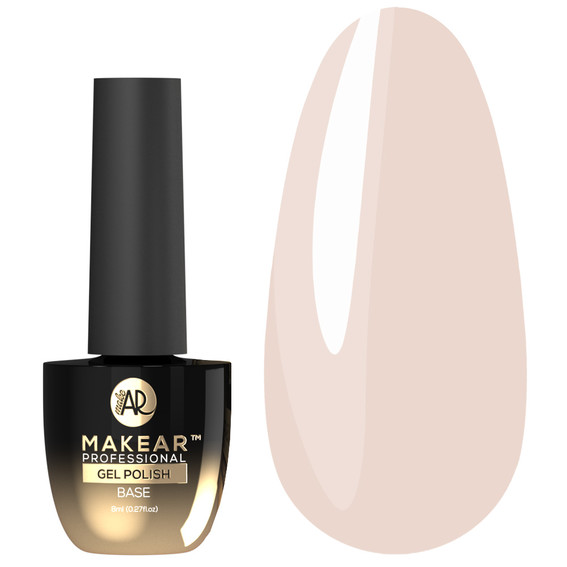 SALE MAKEAR Nude Rubber Base NRB05 Nude French 8 ml - Фото №1