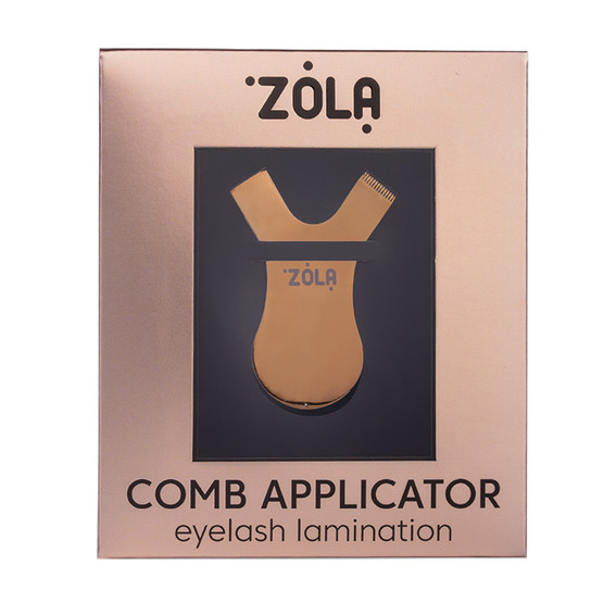 Metalowy aplikator grzebieniowy ZOLA Złoty - Фото №2