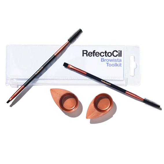 Zestaw narzędzi do barwienia brwi i rzęs RefectoCil Browista Toolkit - Фото №2