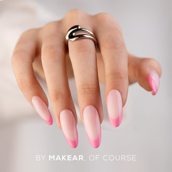 Farba żelowa Makear French Manicure Gel FG05 Pink 5 ml - Фото №5