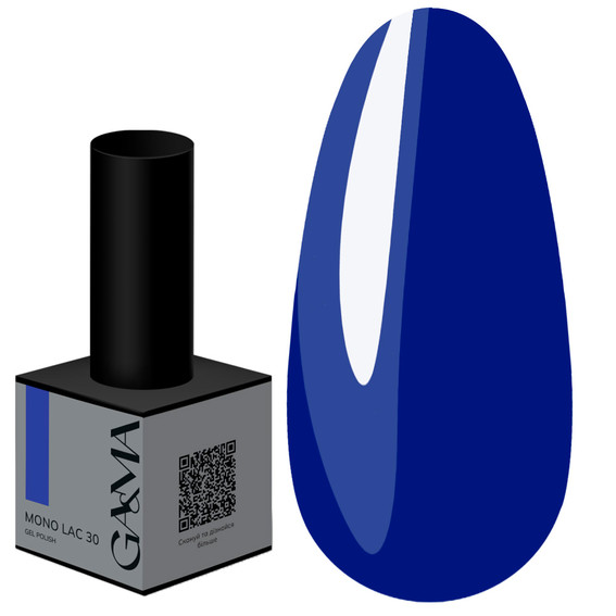 Lakier hybrydowy GA&MA Mono Lac 030 jednofazowy królewski niebieski 6 ml (7703236) - Фото №1