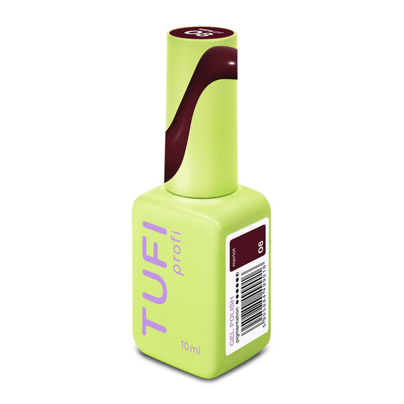 Lakier hybrydowy TUFI profi REDLINE 08 Merlot bordowy 10 ml (0331248) - Фото №8