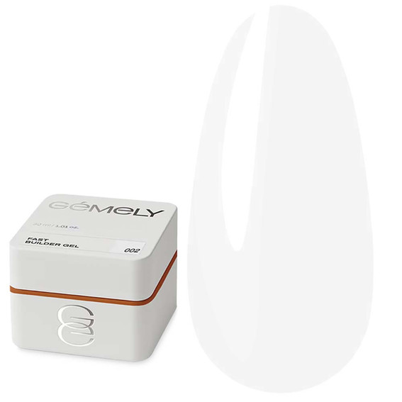 Гель для наращивания GEMELY Fast Builder Gel 02 белый 30 мл (7704081) - Фото №1