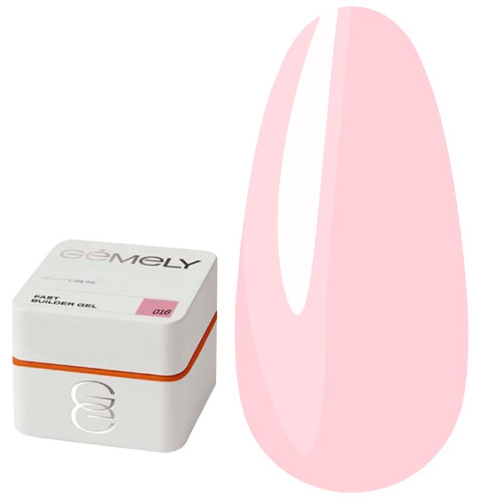 Гель для наращивания GEMELY Fast Builder Gel 16 холодный пыльный розовый 30 мл (7704095) - Фото №1
