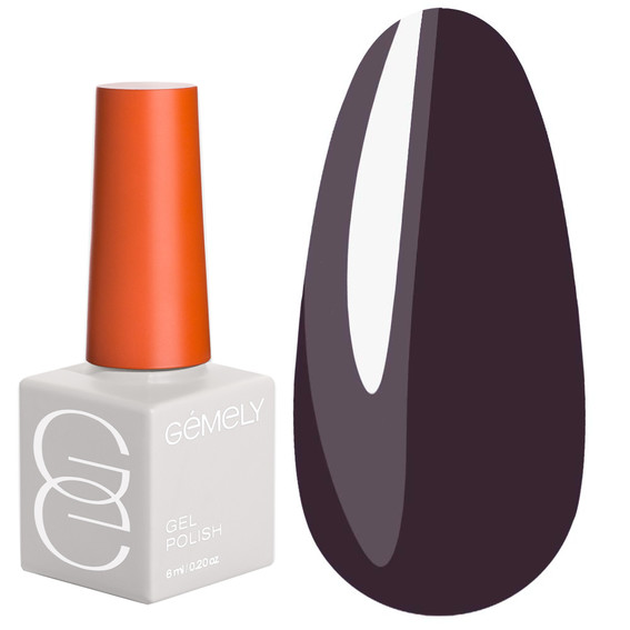 Lakier hybrydowy GÉMELY Mono Lac 040 jednofazowy fioletowy 6 ml (7703522) - Фото №1