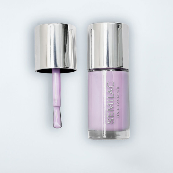 Klasyczny lakier do paznokci Semilac Nail Lacquer 118 Pastel Lilac 9 ml - Фото №2